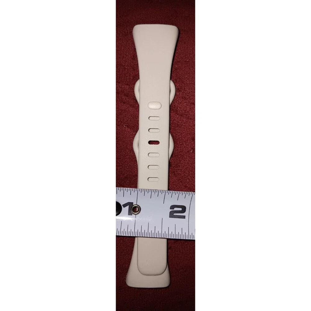 Replacement Band New fits Fitbit Charge 5 Or 6 Accessory Slim Sport Beige